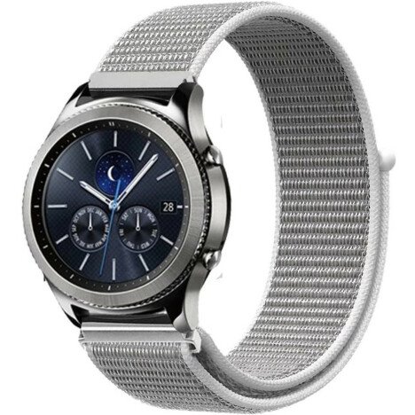 Curea ceas Smartwatch Samsung Galaxy Watch 4, Watch 4 Classic, Gear S2, iUni 20 mm Soft Nylon Sport,